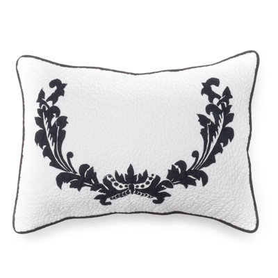 Damask Lumbar Pillow Cover & Insert