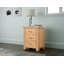 Aponte 50cm W Solid + Manufactured Wood Bedside Table