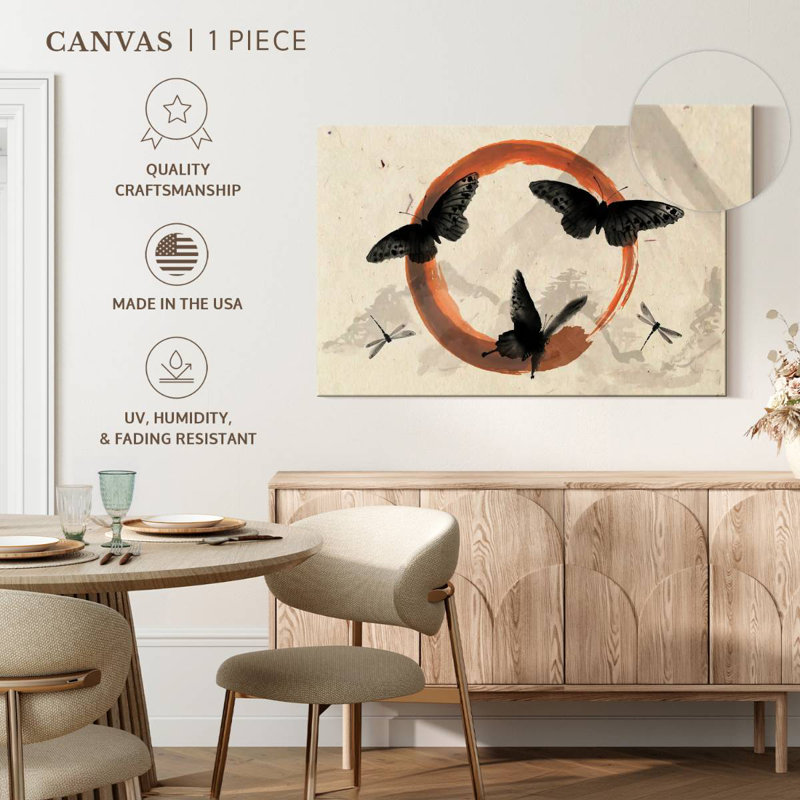  Papillons «Enso», H 20 po x l 30 po