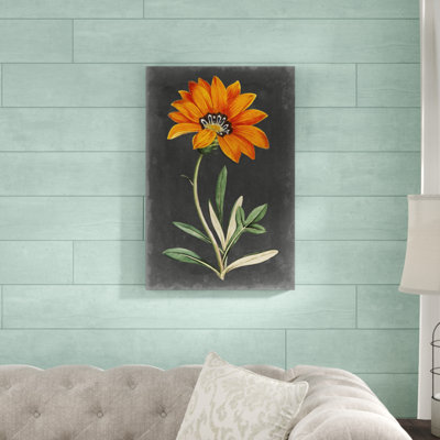 «Dramatic Floral I», peinture sur toile