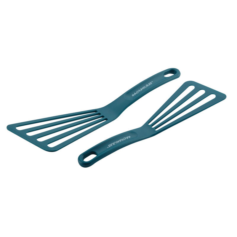 Gray Non-stick Carbon Steel Sheet Pan Set with Blue Handles