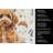 Miniature Apricot Poodle Coffee Bar Kitchen Towel-1168063002