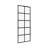 DeerValley 32"×78" Fixed Glass Shower Door, Durable and Stable 10mm Thick Glass Panel, Frameless Door, Bathroom Shower Screen, Easy to Clean, Tempered Safety Wall Panels with Hardware (Black)