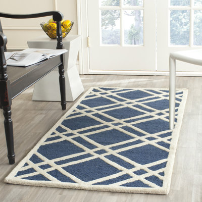 Sanyla Hand Tufted Wool Geometric Rug