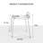 Alaxis 4 - Person Steel Patio Dining Set Square Table