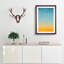 Airplane At Sunset In Abstract - Single Picture Frame Painting-55547664-55547665