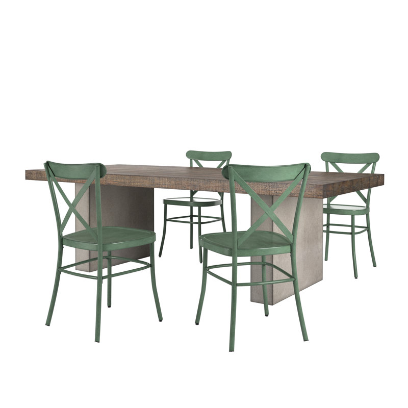 Ensemble de table de salle à manger Savannah, Vert
