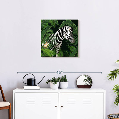 Leaves And Zebra