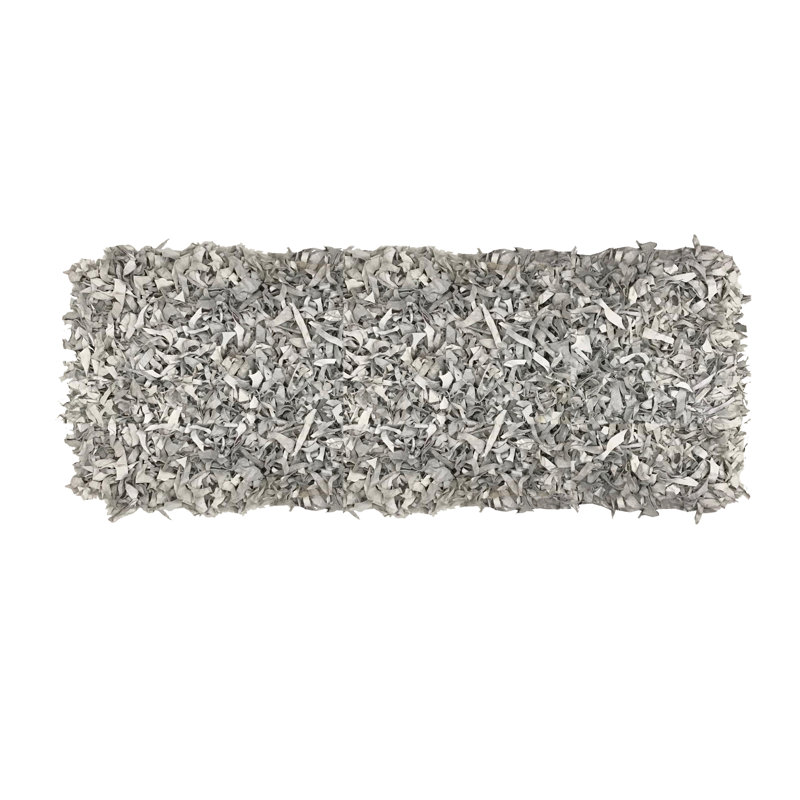 Tapis argenté Grigg, Tapis de couloir 2 pi x 6 pi