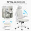Chaise de bureau ergonomique, chaise de bureau avec appui-tête et soutien lombaire, chaise de bureau pivotante à haut dossier avec appui-tête pour chambre à coucher, cadeaux-1444258828-1444258866