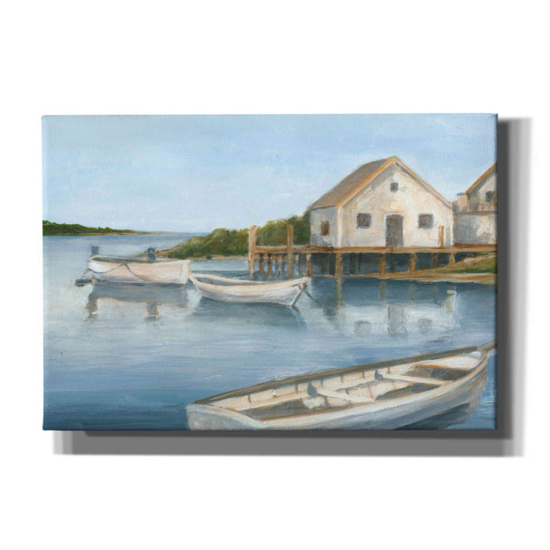«Tranquil Waters II» par Ethan Harper, art mural sur toile, H 18 po x l 26 po x P 0,75 po