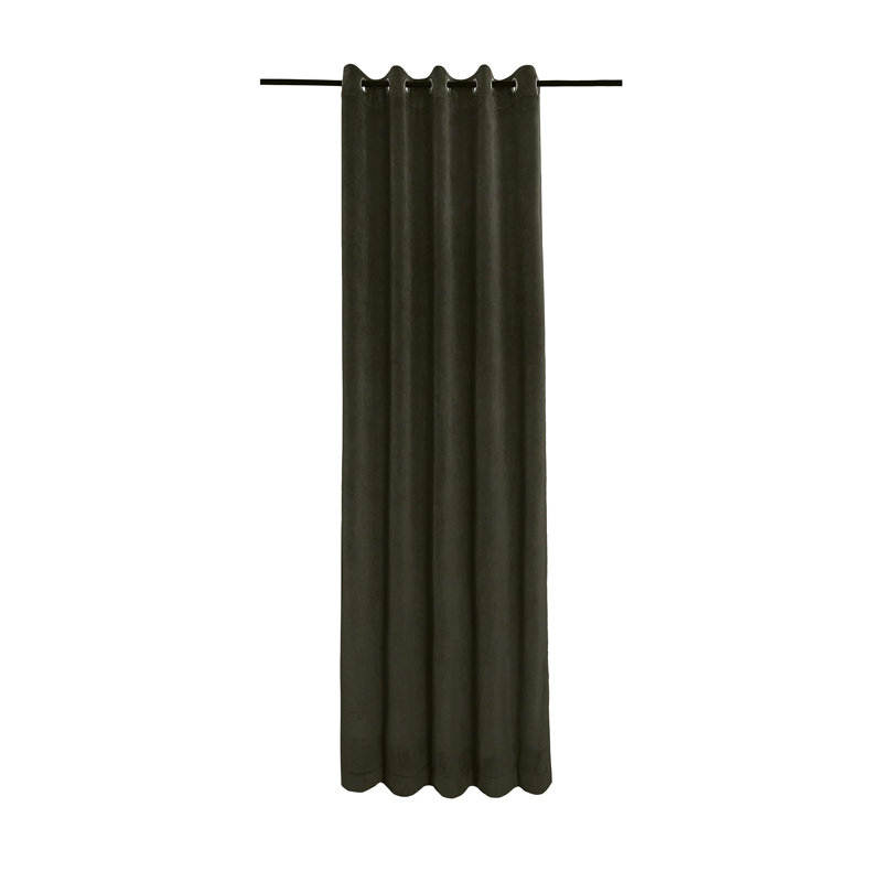 Macdoel Room Darkening Curtain Pair, Brown