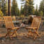 Chaise de patio pliante en teck Pellerin