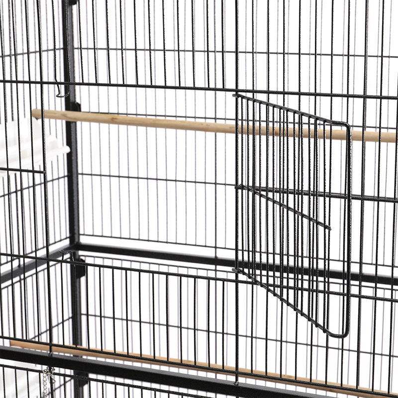 Olen 132cm Steel Flat Top Travel Bird Cage with Wheels