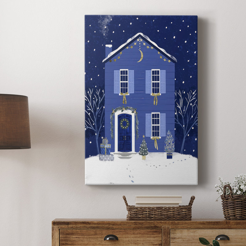 Quiet Winter Home I -Gallery Wraraped Cavas, H 48 po x l 32 po
