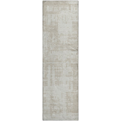 Premium Machine Washable Prisco Ivory Rug