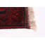 Tapis unique en laine noué à la main 5 pi 1 po x 6 pi 7 po nouvel âge Daisylynn en rouge / bleu / noir