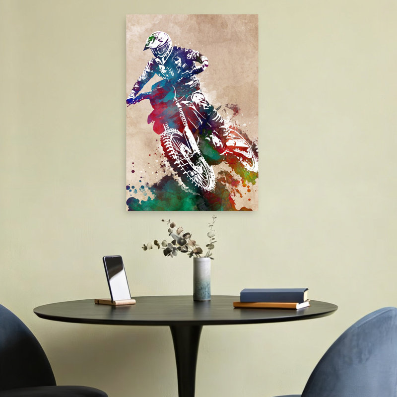 Art mural coloré et coloré, 24" H x 16" W