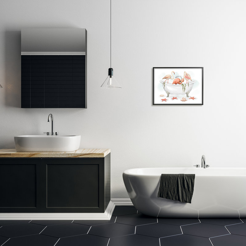 Reproduction sur toile tendue, Giclée encadrée noir minuit, H 16 po x l 20 po