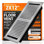 2X12 Floor Vent Covers Floor Register with Mesh Cover Trap, Heat and Air, Walkable Metal Floor Vent for HVAC Duct, Contemporary, Matte Black