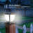 Solar Powered Integrated LED Fence Post Cap Light 4 In. X 4 In. with Base Adapter Included Pack