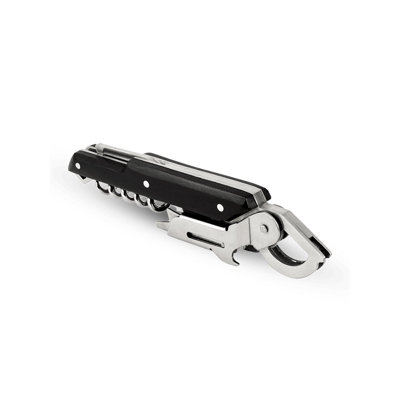  Clavelin Black 5.5in Sommelier Corkscrew Bottle Opener with Foil-Cutter