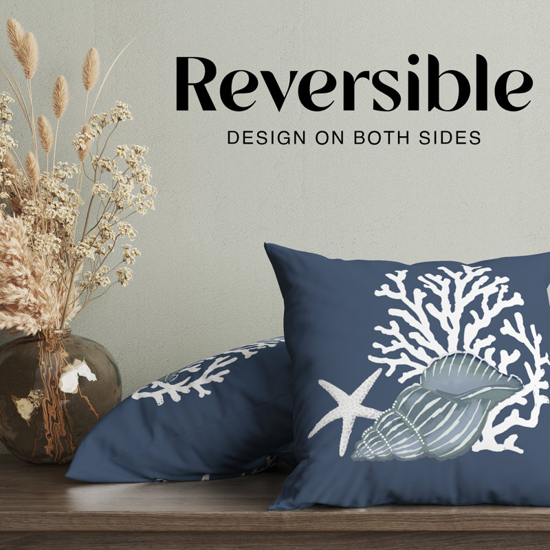 Coussin intérieur / extérieur Shell Vignette_JJ_SHELLVIGNETTE, H 16 po x l 16 po