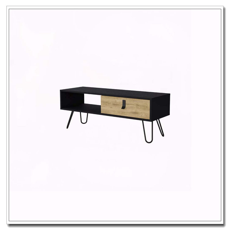 Table basse noire et Macadamia