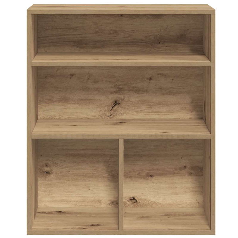 Shivin 71.5cm H x 60cm W Bookcase, Artisan Oak