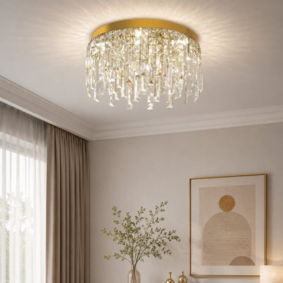 Retsof 1 - Light Crystal LED Chandelier