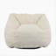Fauteuil à billes d'intérieur, beige
