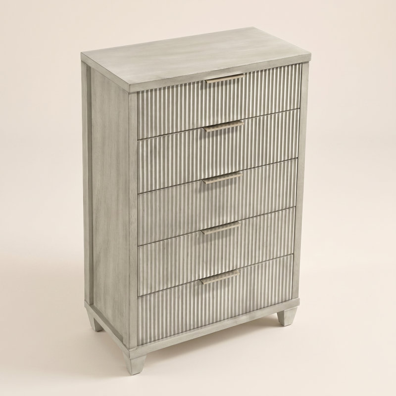 Commode 5 tiroirs Aurelin, Anti-blanc