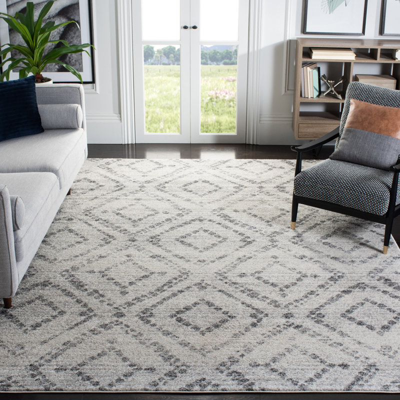 Muniz Performance Geometric Rug, Rectangle 8' x 10'