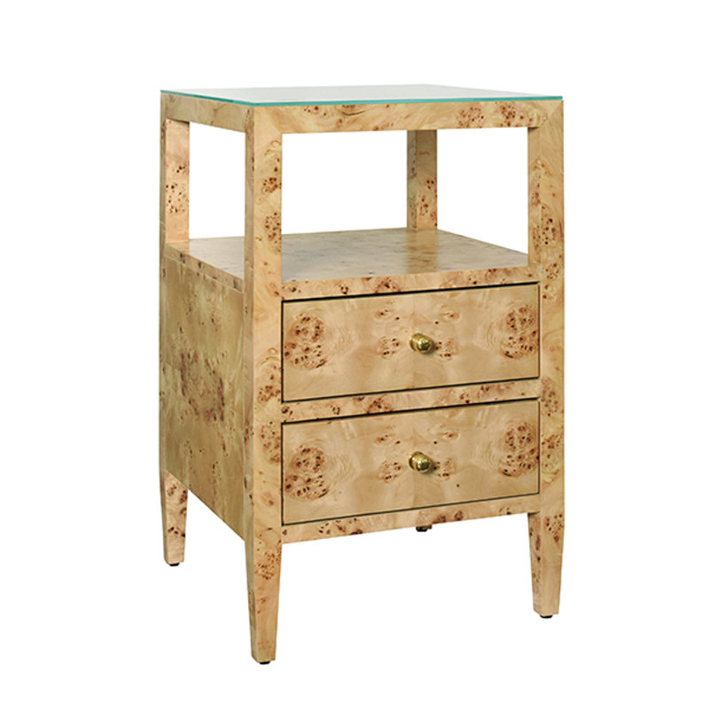 Roscoe Glass End Table