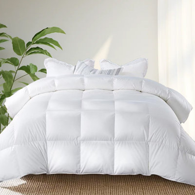Hotel Quality Baffle Box Feather Down Comforter/ Duvet Insert, Queen