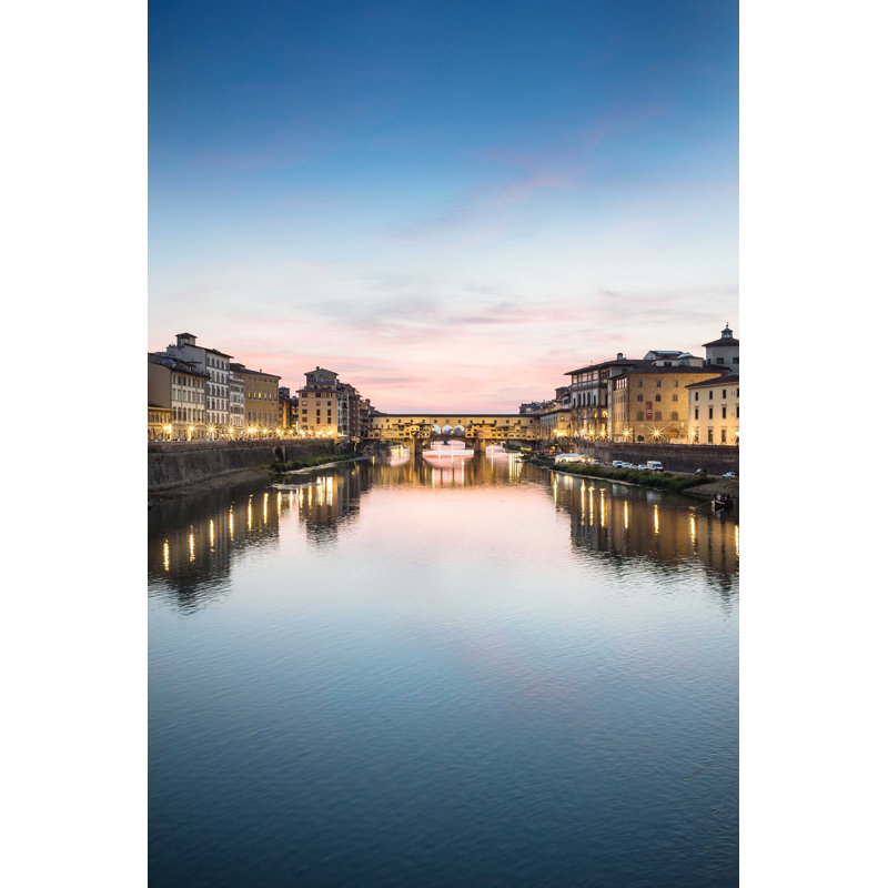 Vieux pont - photographie sur toile tendue, H 18 po x l 12 po