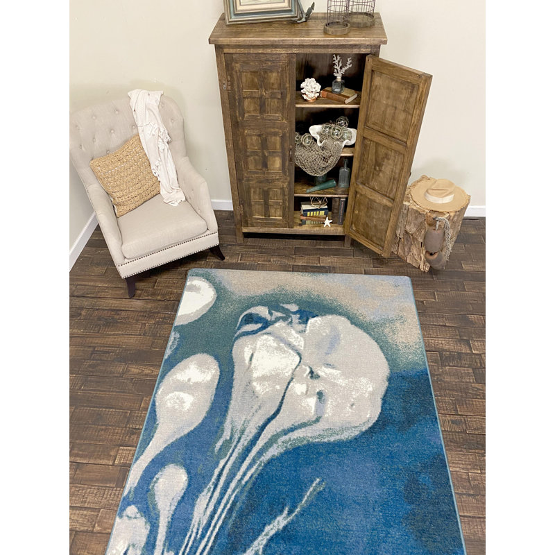 Aziz Abstract Indoor Rug, Rectangle 8' x 11'