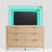 Fluted 6-Drawer Dresser with Solid Wood Legs-1537816421