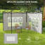 Childersburg Gazebo Side Panels with Window for 3x3(m) or 3x6m Gazebo-1978927280
