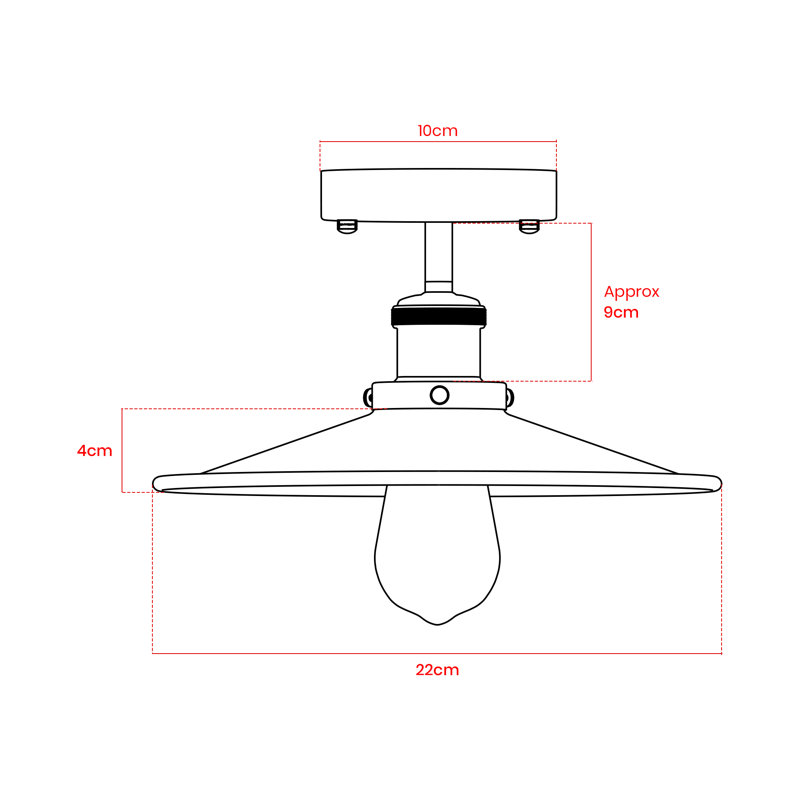 Annah Semi Flush Mount