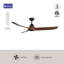 Baylor 60-in White Ceiling Fan