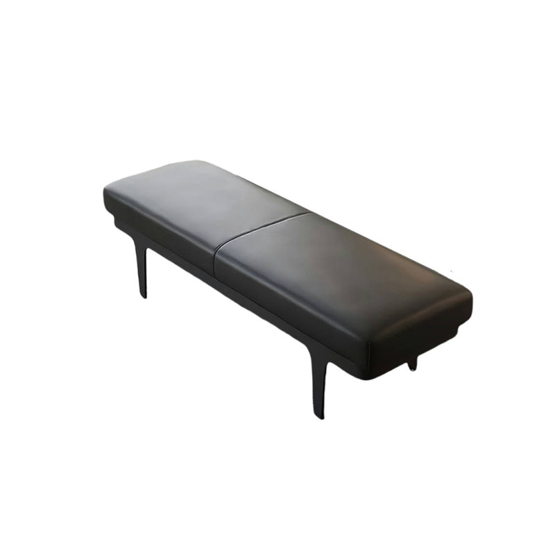 Banc rembourré en similicuir New Luxury, H 16,53 po x l 51,18 po x P 19,68 po