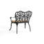 Banc en fonte d'aluminium avec coussin-918961831-918961825