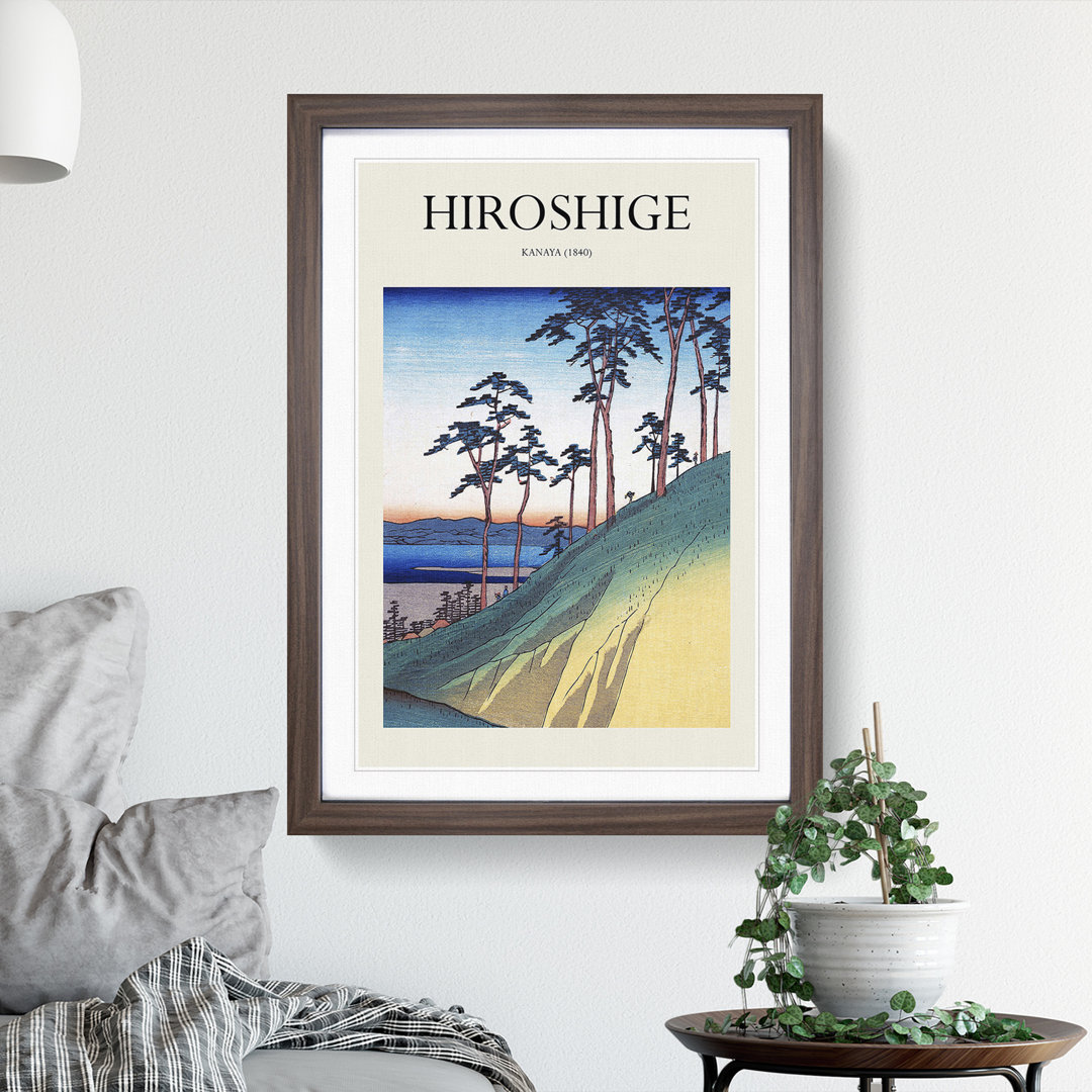 Kanaya by Utagawa Hiroshige - Picture Frame Art Prints