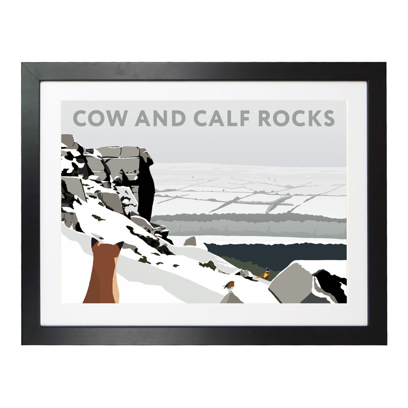 Richard O'Neil - Print, 44 cm H x 54 cm W x 2.2 cm D, Black Wood Frame
