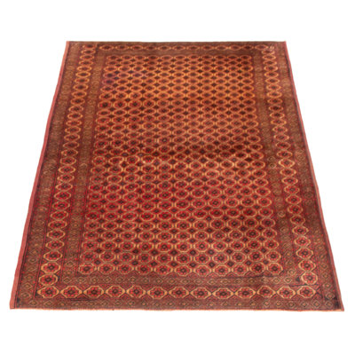 Tapis brun clair Teimani 3 pi 10 po x 6 pi 5 po