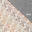 Orange géométrique/Tapis décoratif pourpre-900863826