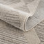 Tapis beige à motif géométrique Bunns-1958421555