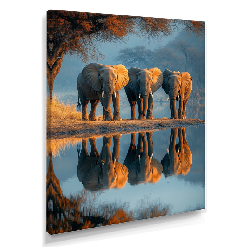 Hedon - animaux, art mural, Toile tendue, Ne s’applique pas, H 20 po x l 12 po