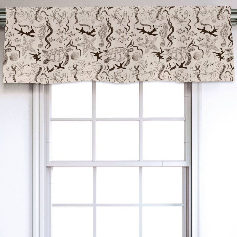 Sateen Ruffled Window Valance